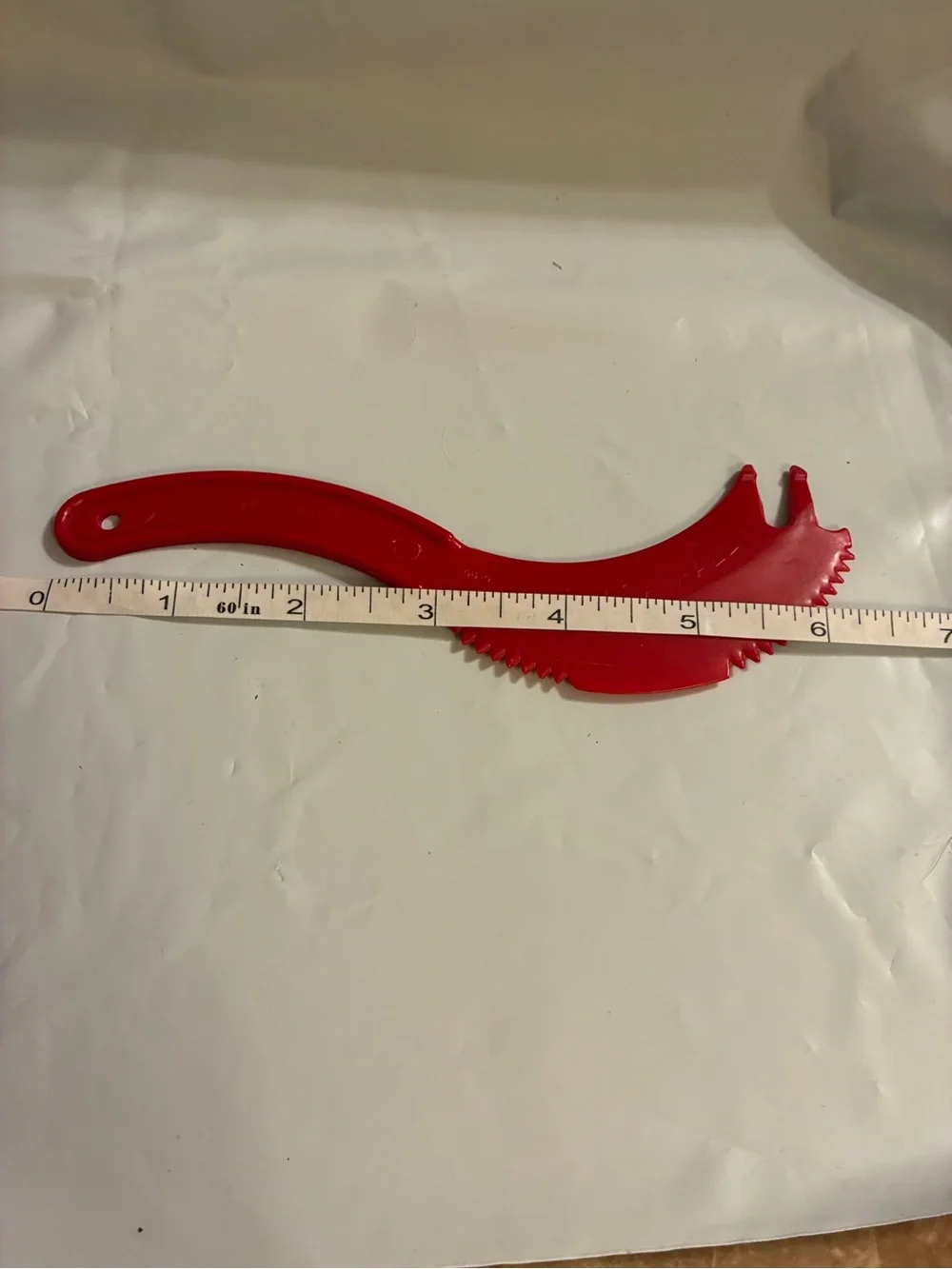 Tupperware Sli Saw All Rocker Cheese knife Red Multi-Purpose Plastic Tool